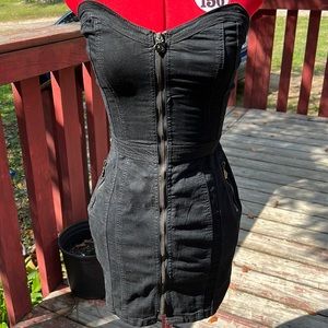 2000s goth Emo wiggle dress